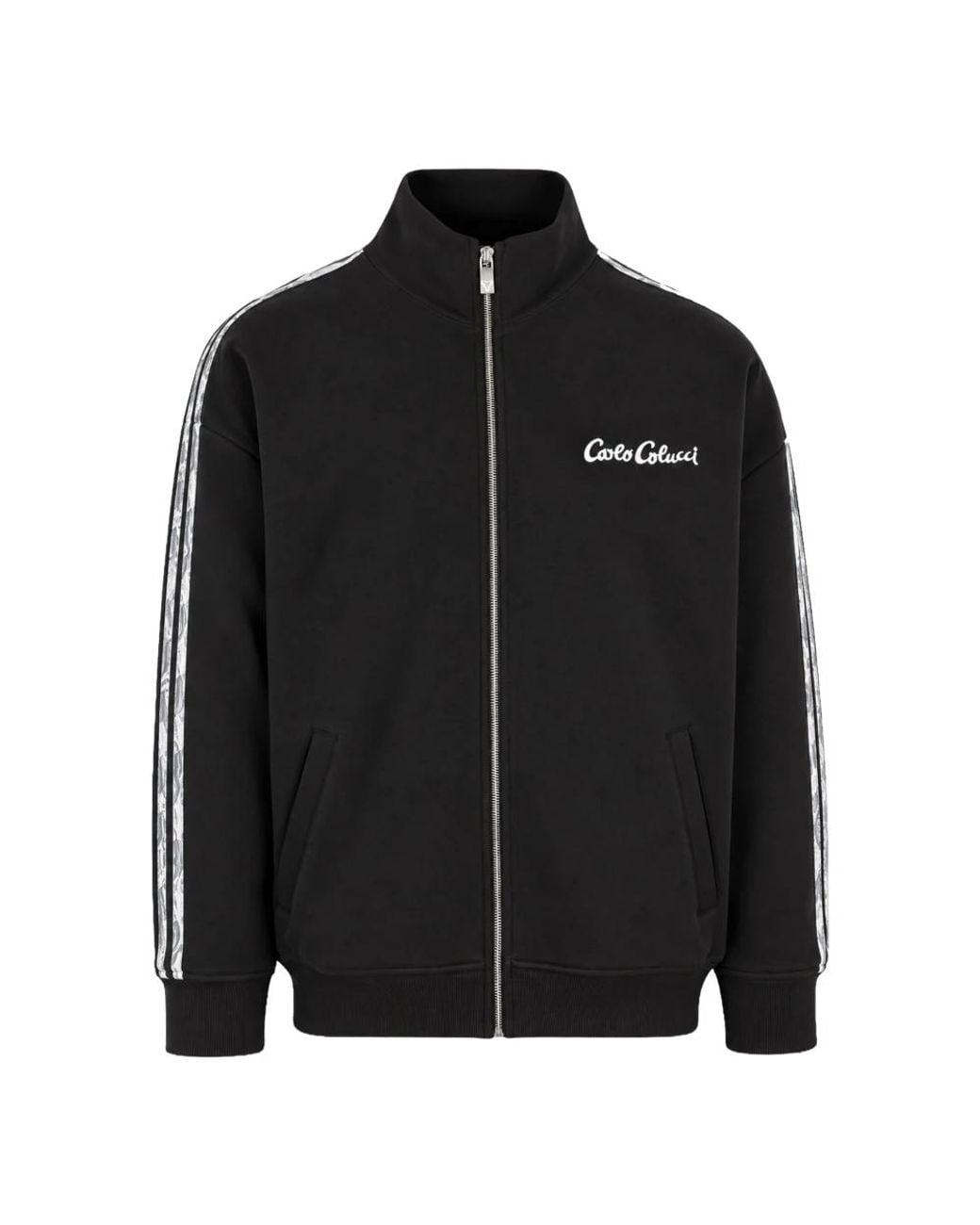 carlo colucci Black Zip-Throughs for men