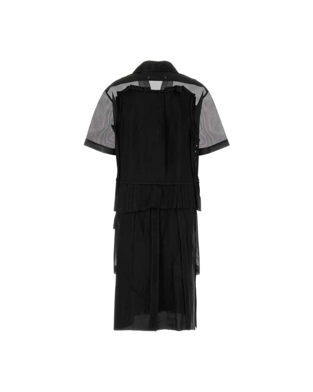 Maison Margiela Black Shirt Dresses