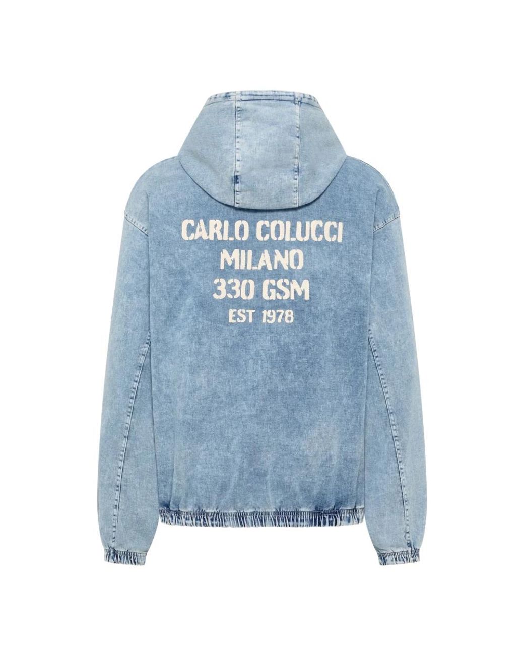 carlo colucci Blue Denim Jackets for men
