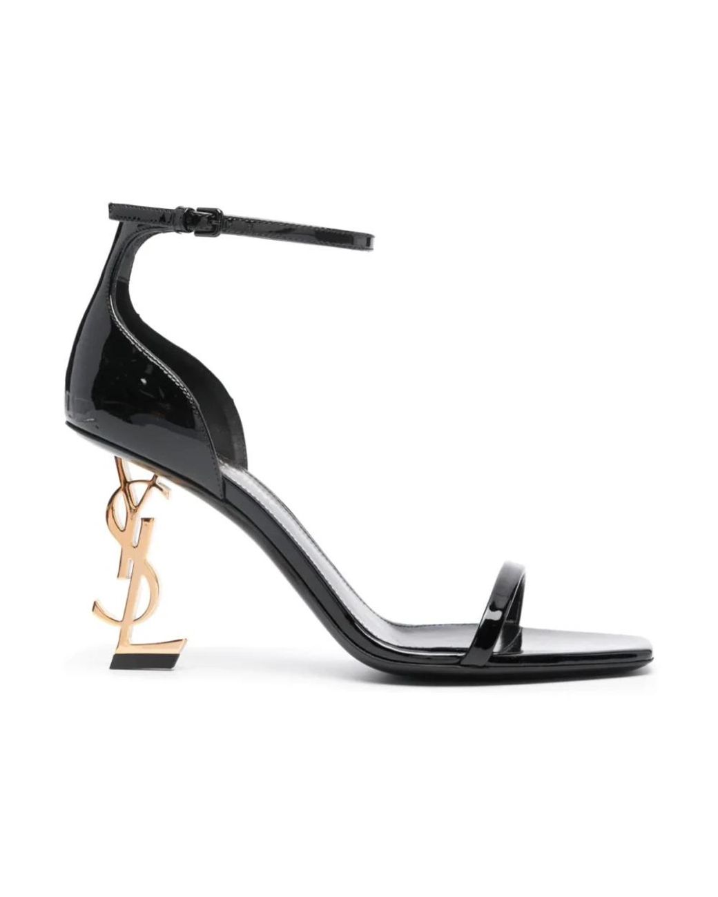 Saint Laurent White High Heel Sandals