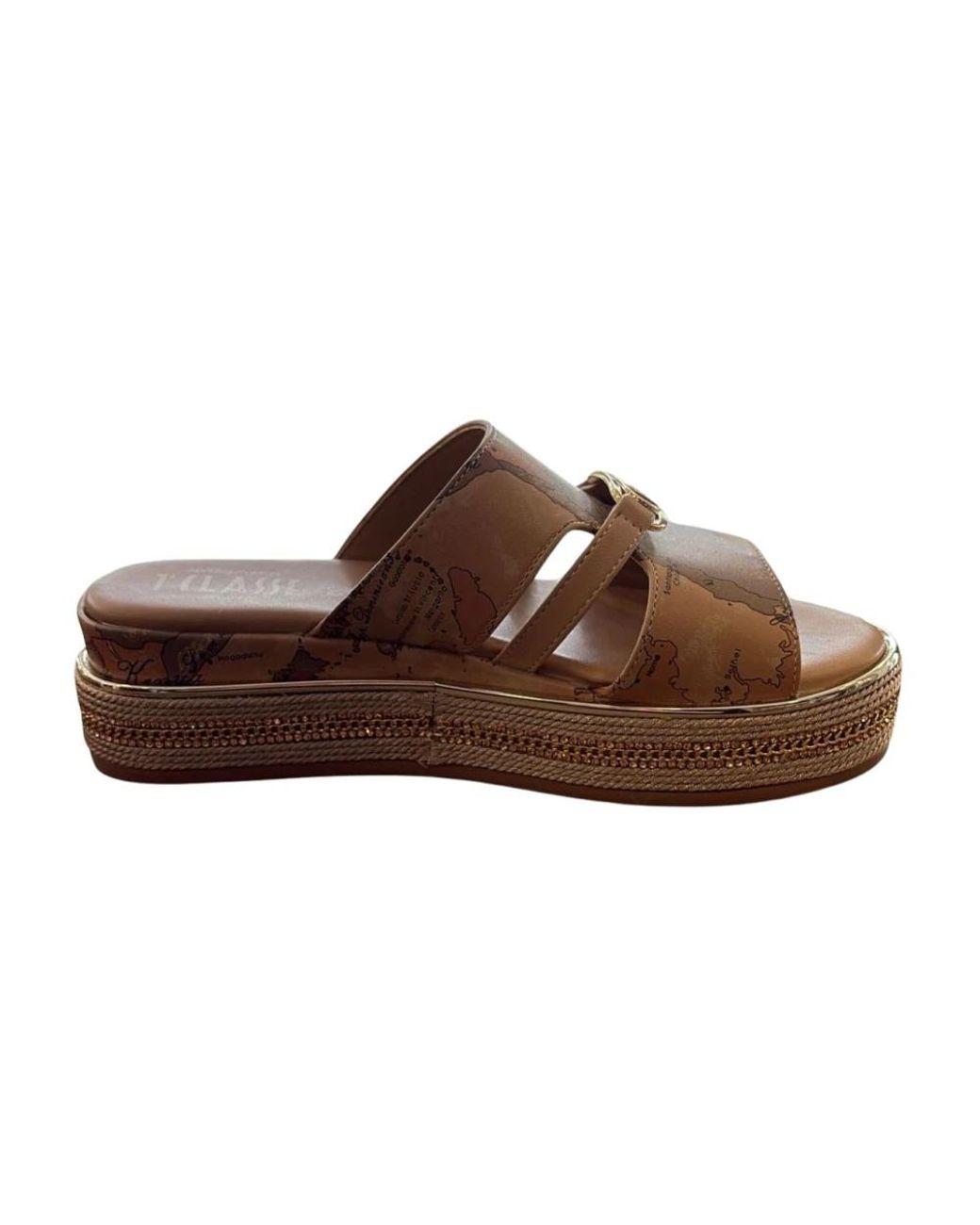 Alviero Martini 1A Classe Brown Wedges