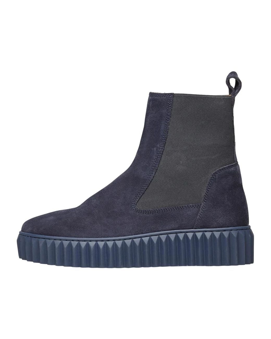 Voile Blanche Blue Chelsea Boots