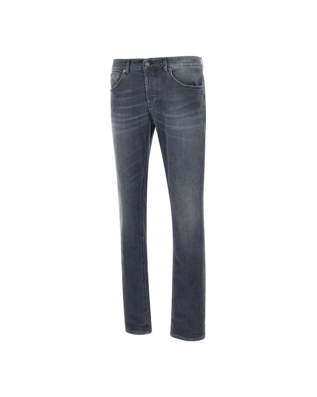 Dondup Blue Straight Jeans for men