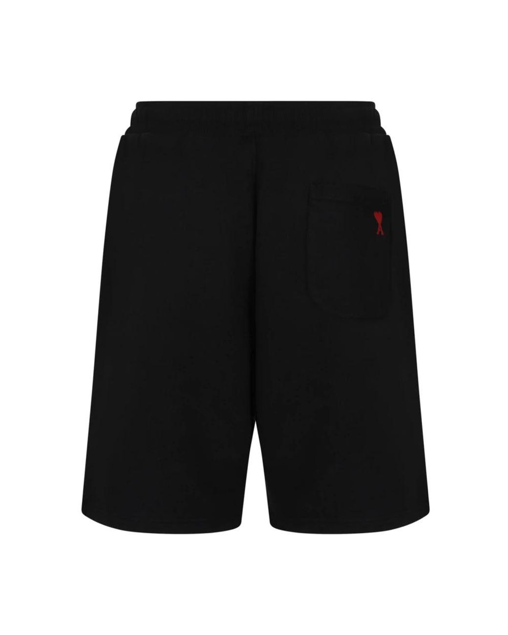 AMI Black Casual Shorts for men