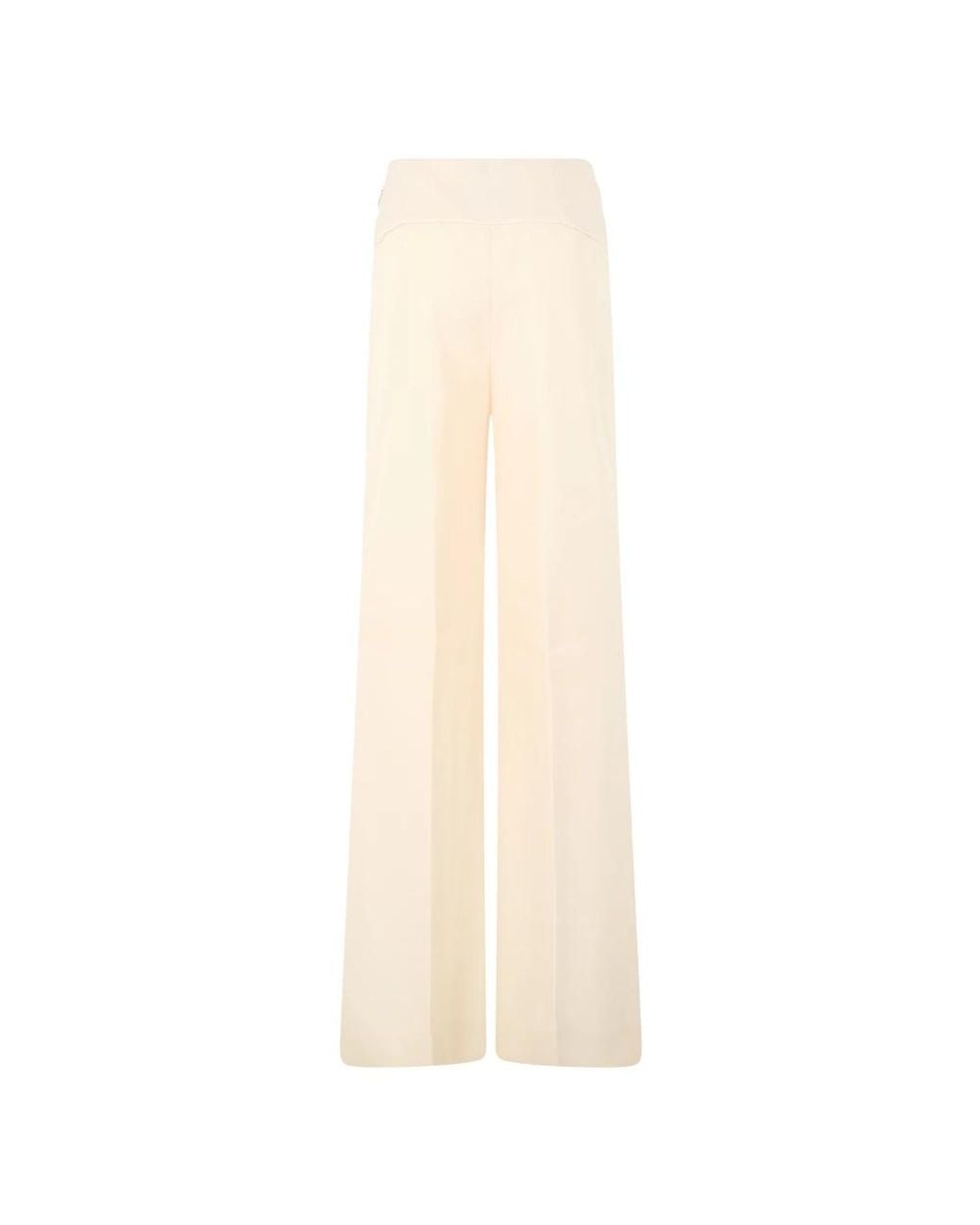 Moschino Natural Wide Trousers