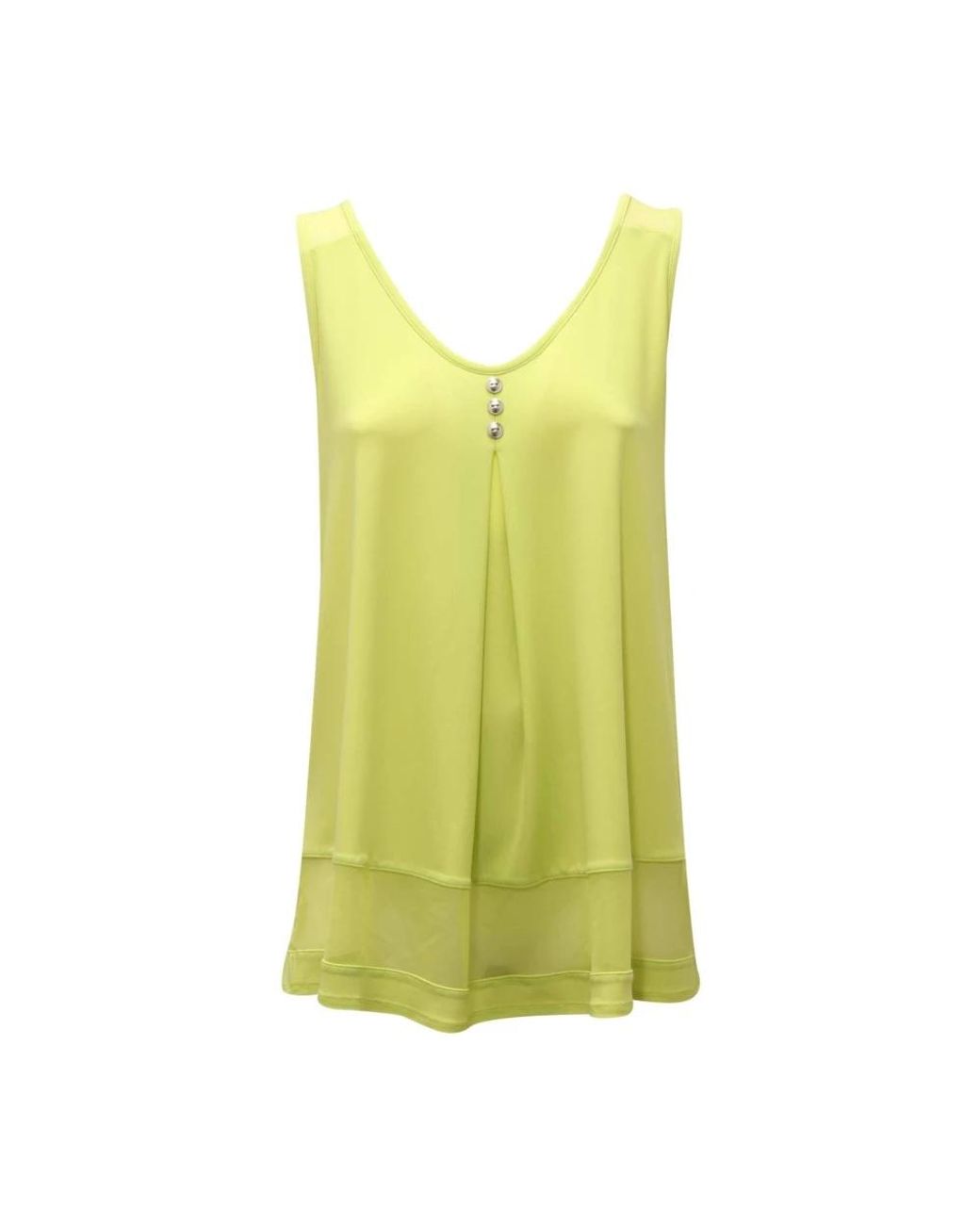 Joseph Ribkoff Green Sleeveless Tops