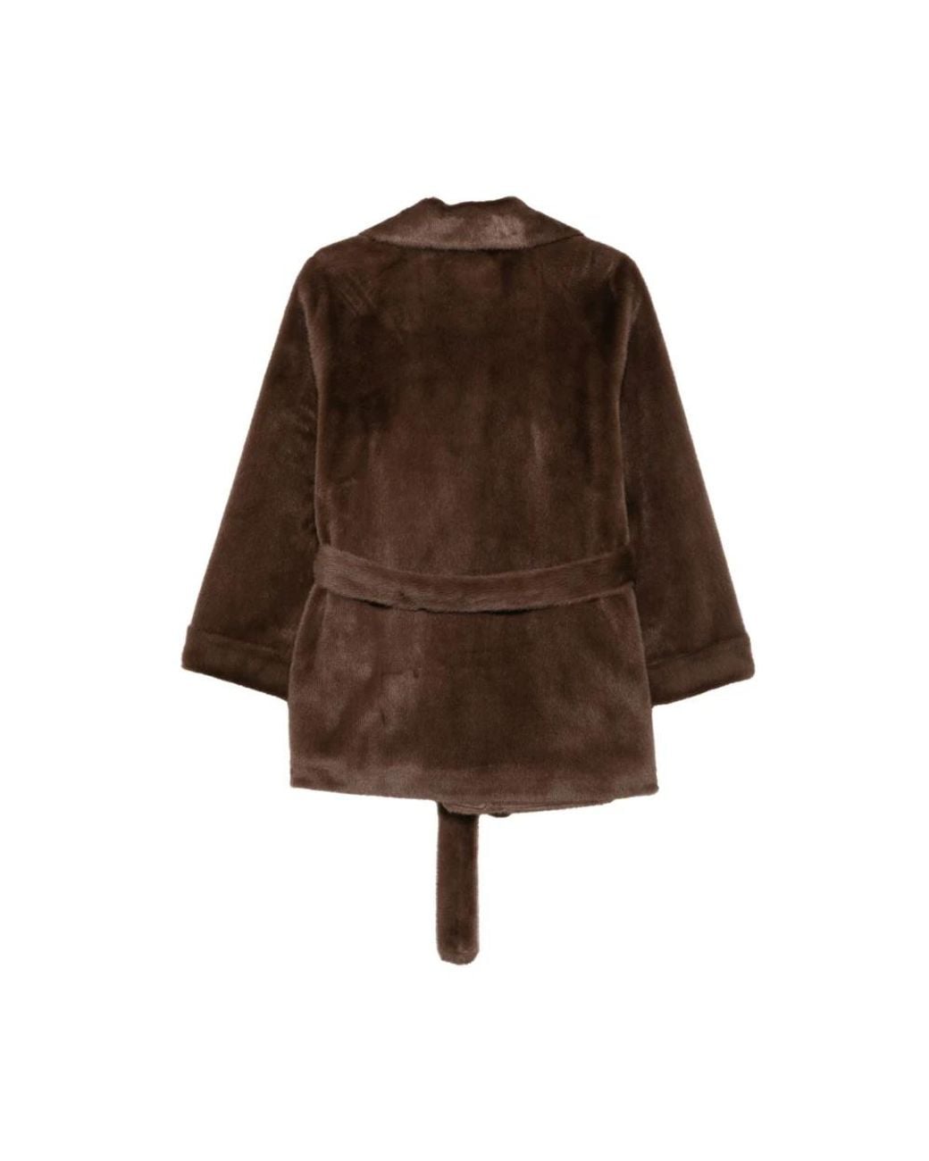 Seventy Brown Faux Fur & Shearling Jackets