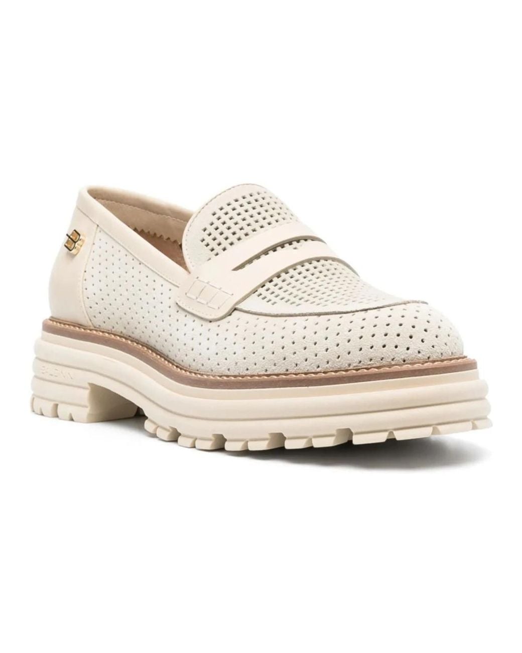 Baldinini Natural Loafers