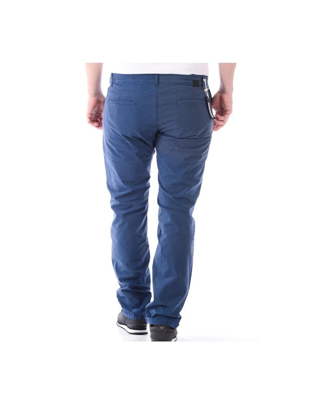Daniele Alessandrini Blue Chinos for men