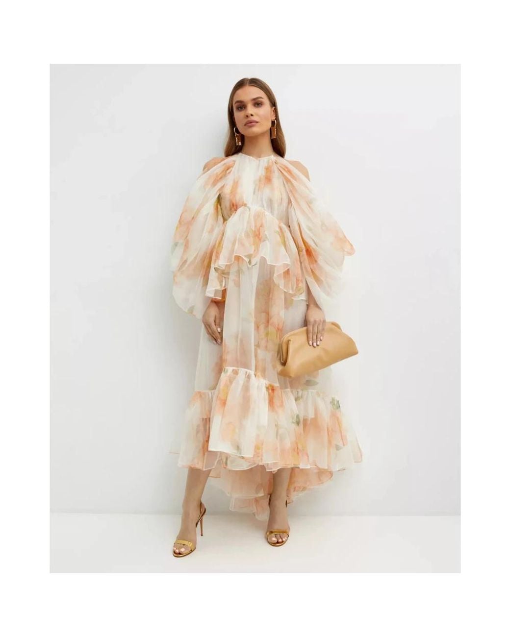 Zimmermann Natural Midi Dresses