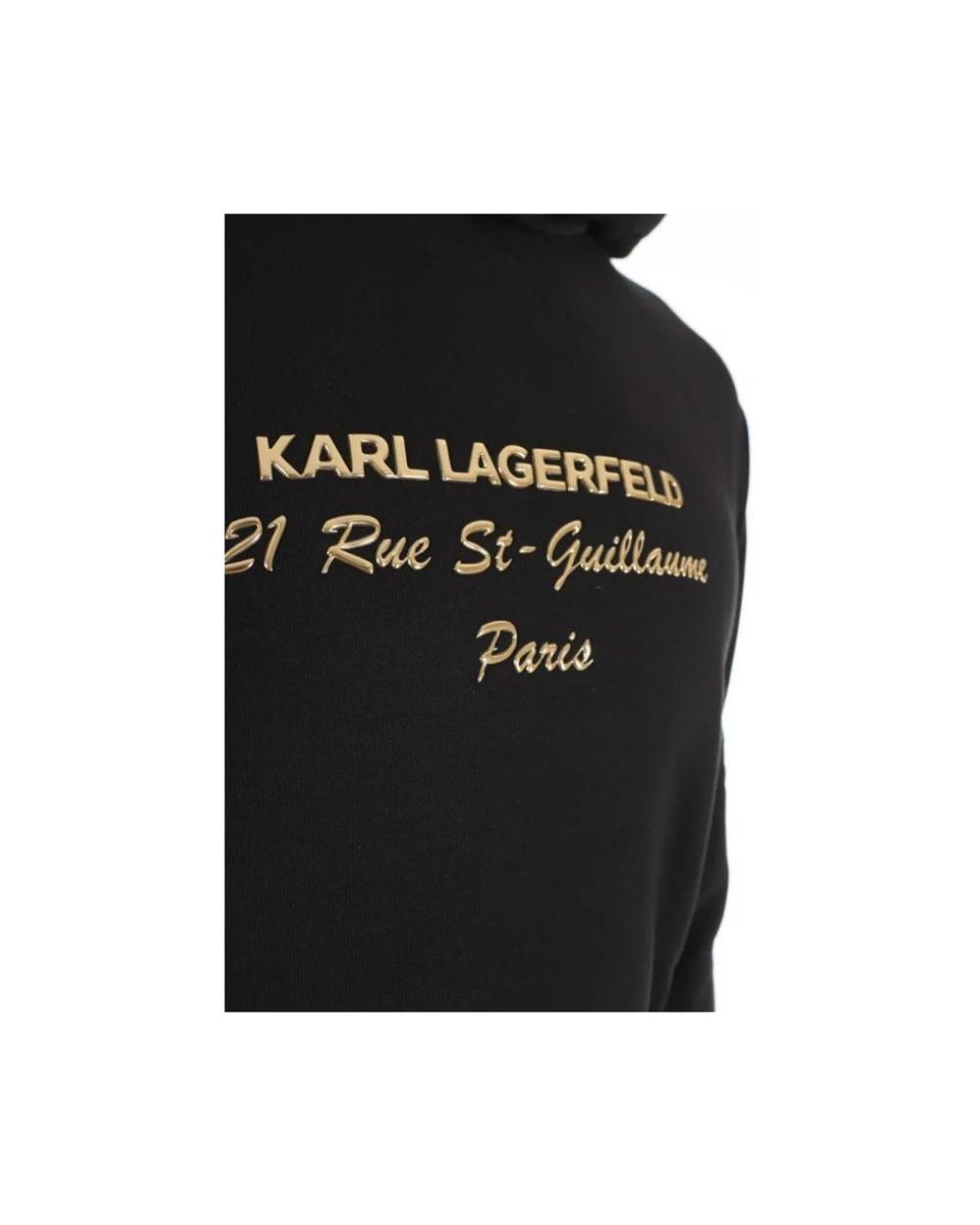 Karl Lagerfeld Black Hoodies for men