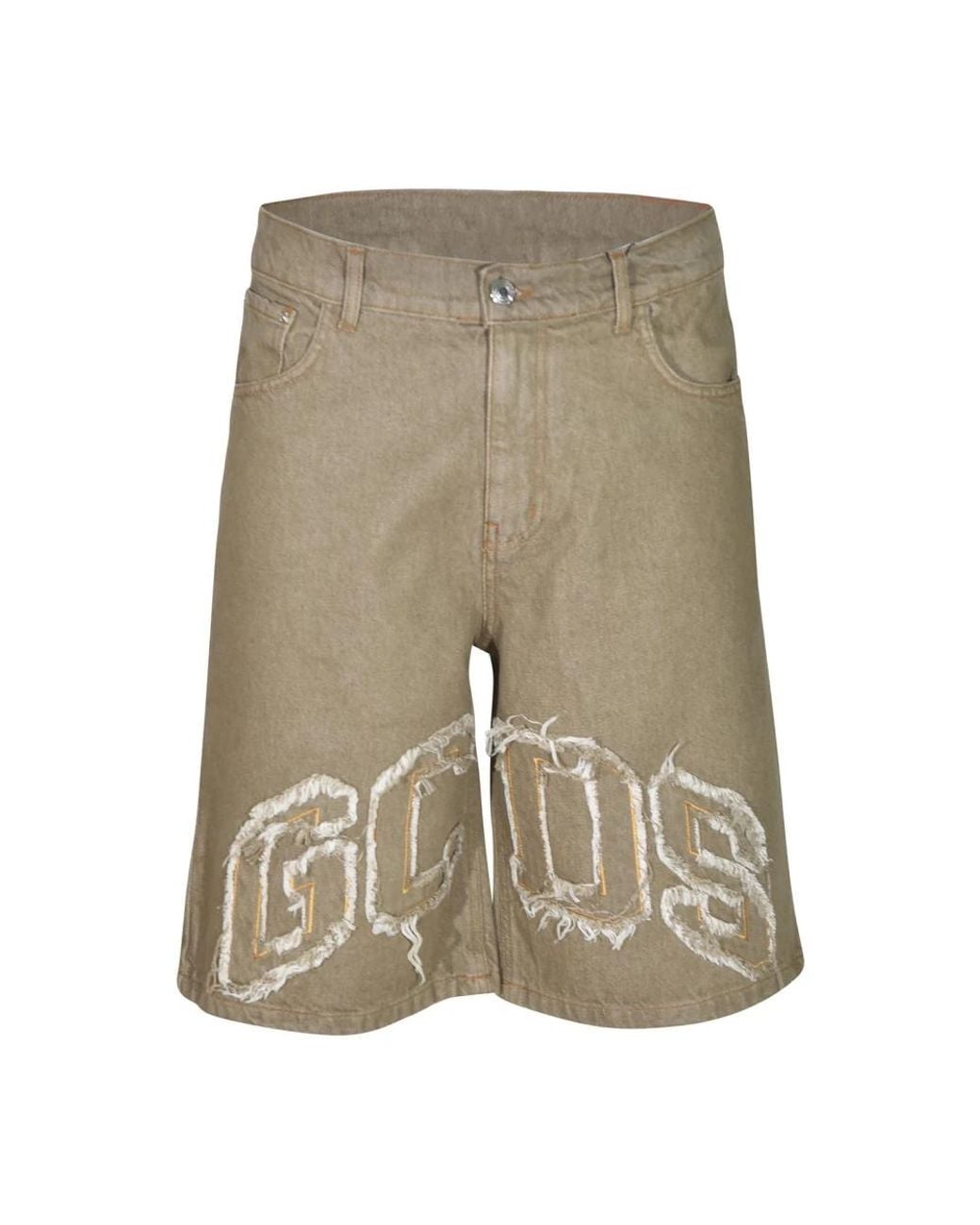 Gcds Natural Casual Shorts for men