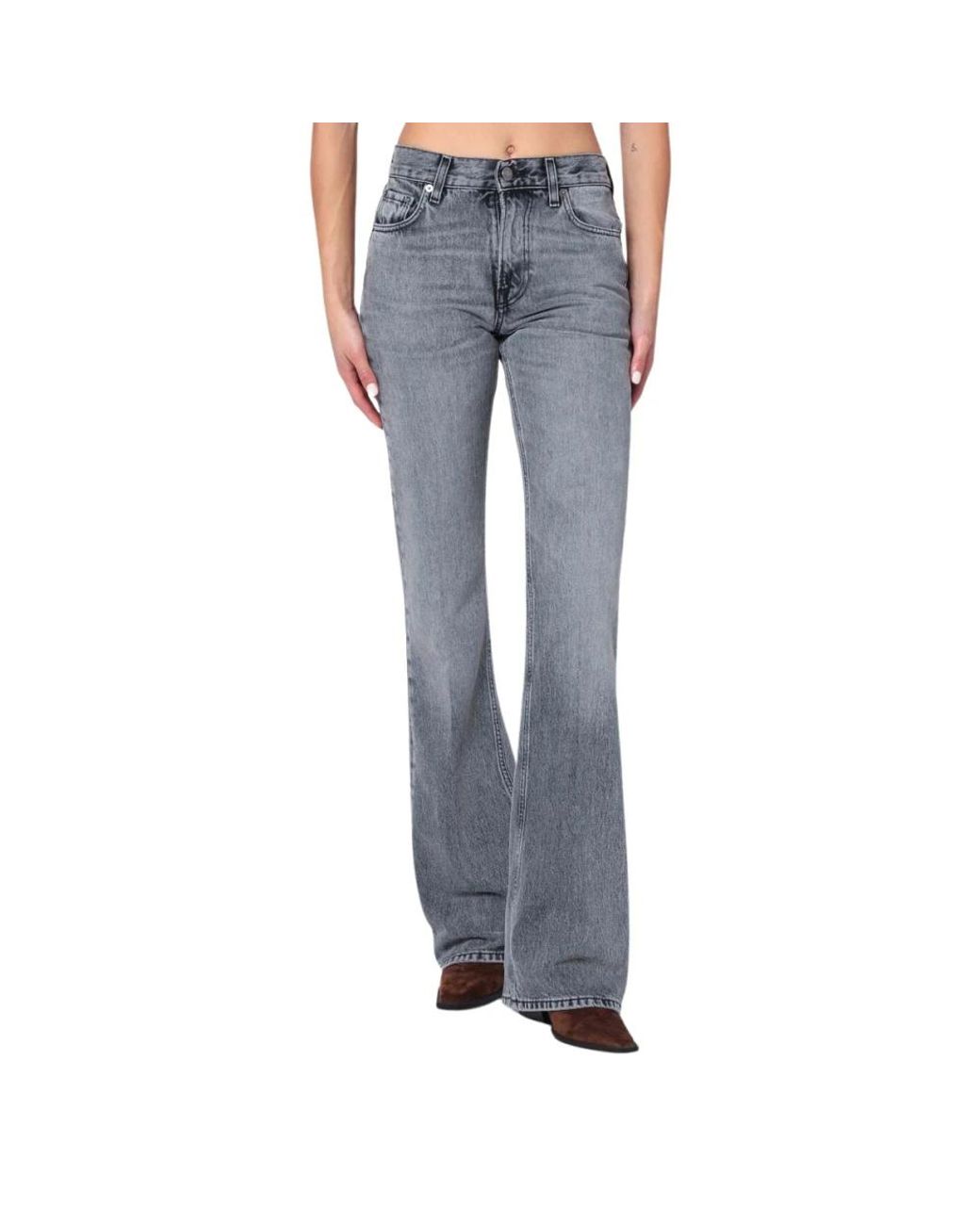 Haikure Blue Boot-Cut Jeans