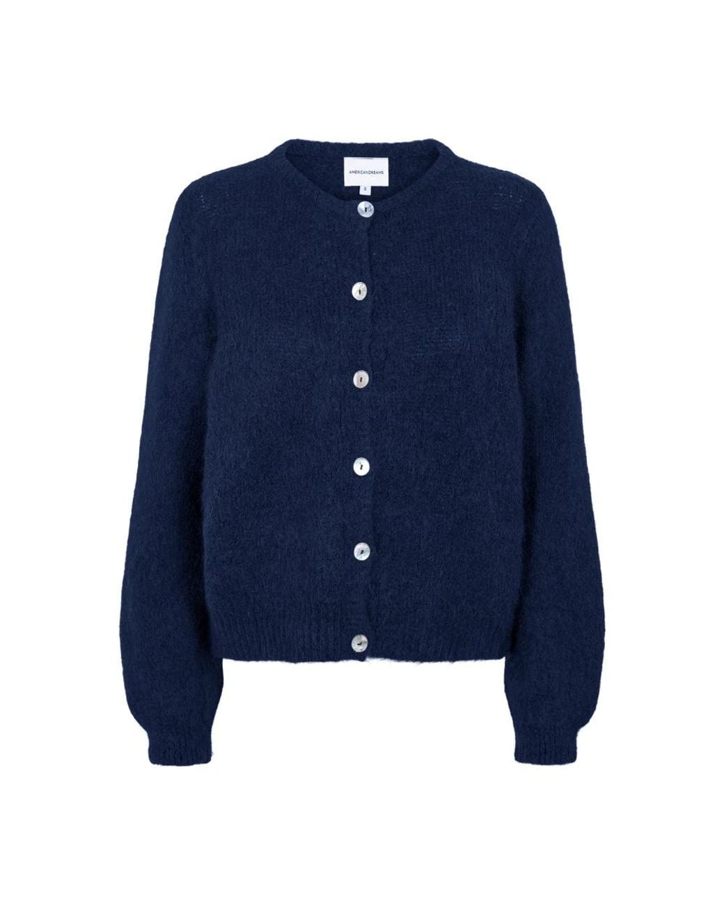 American Dreams Truien & Vesten ,Blauw ,Wol Susan Alpaca Cardigan in het Blue