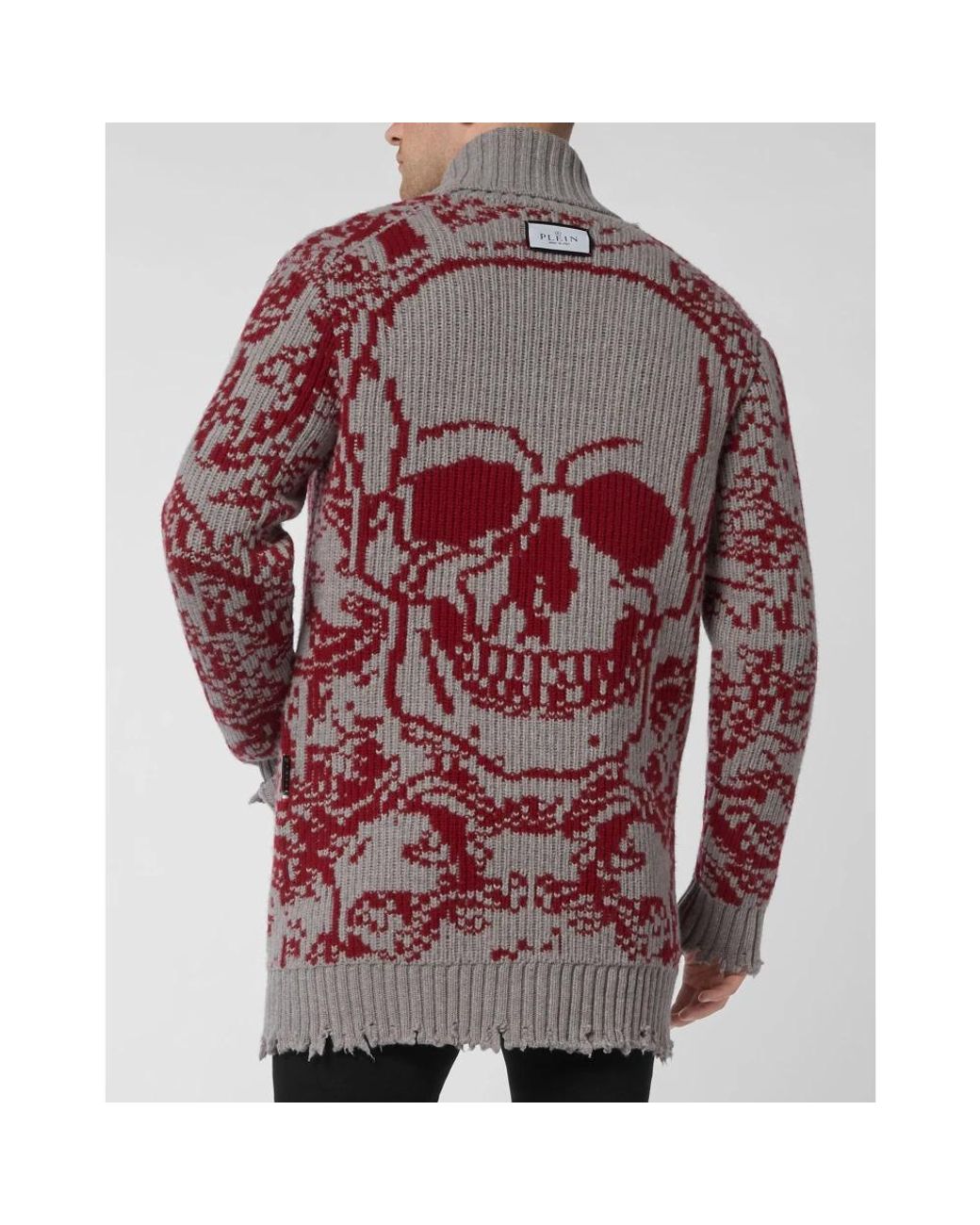 Cardigans Philipp Plein de hombre de color Red
