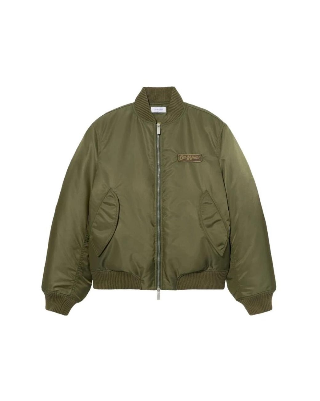 Off-White c/o Virgil Abloh Bomberjack in het Green