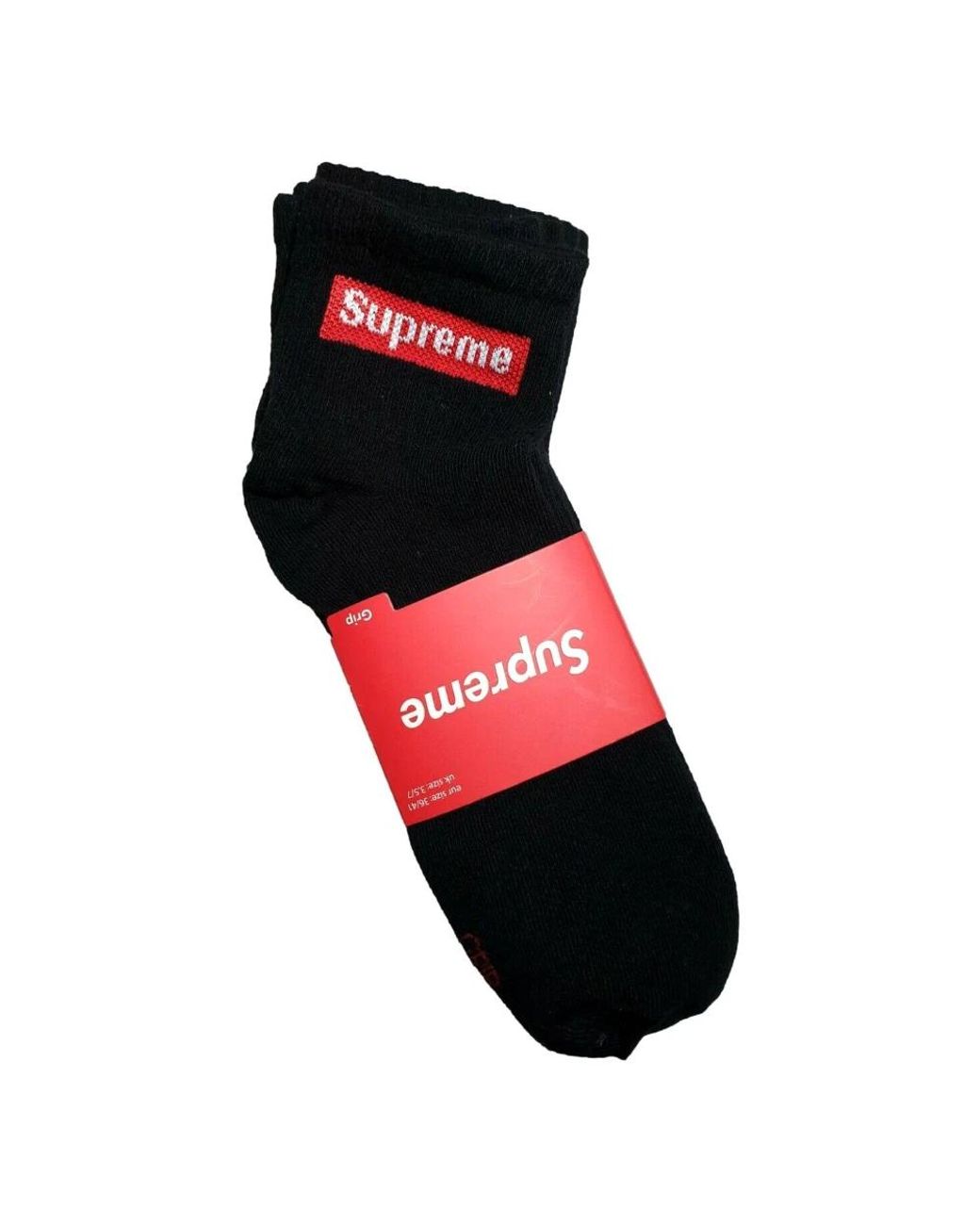 Chaussettes Supreme en coloris Noir | Lyst