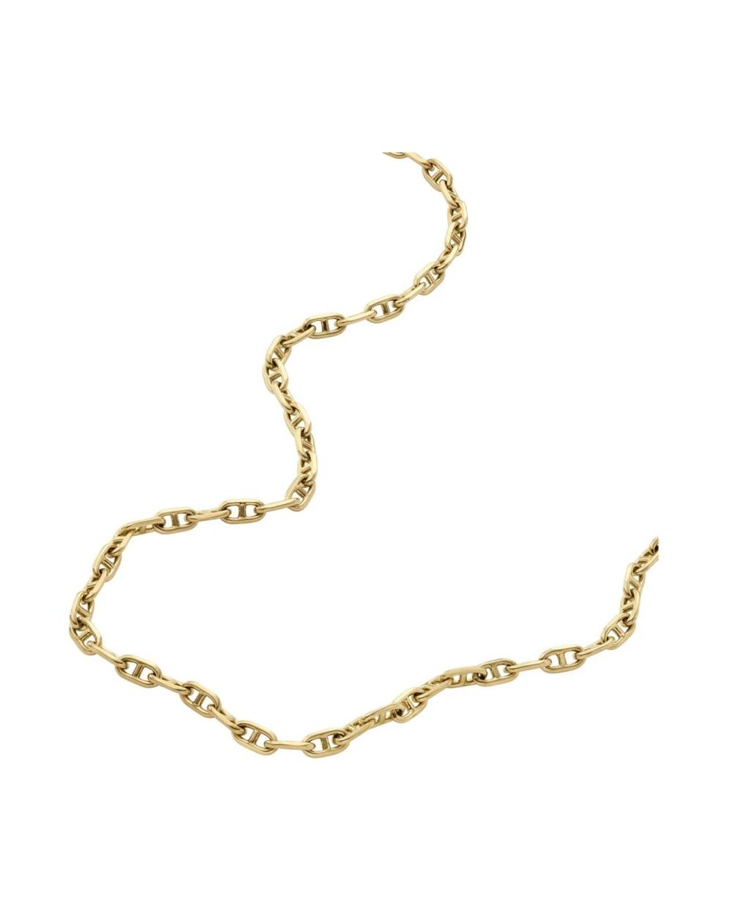Necklaces Fossil en coloris Metallic