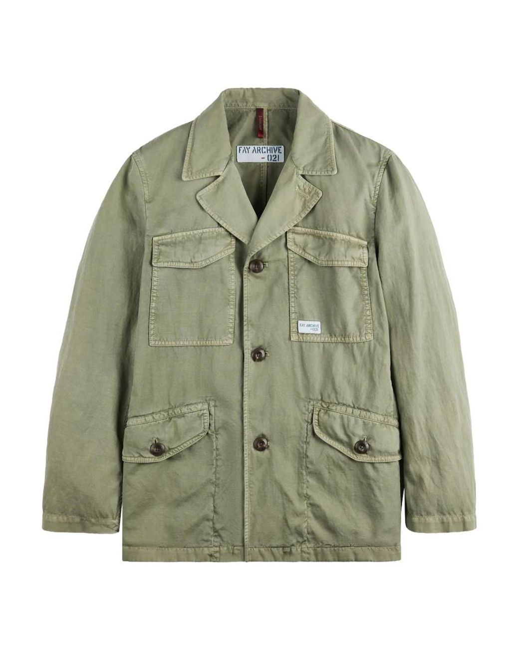 Fay Green Light Jackets for men