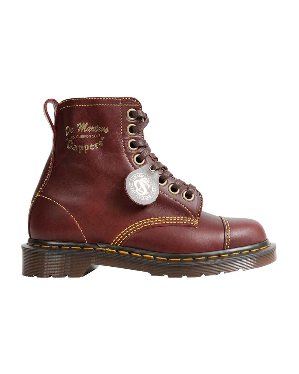 Dr. Martens Brown Lace-Up Boots