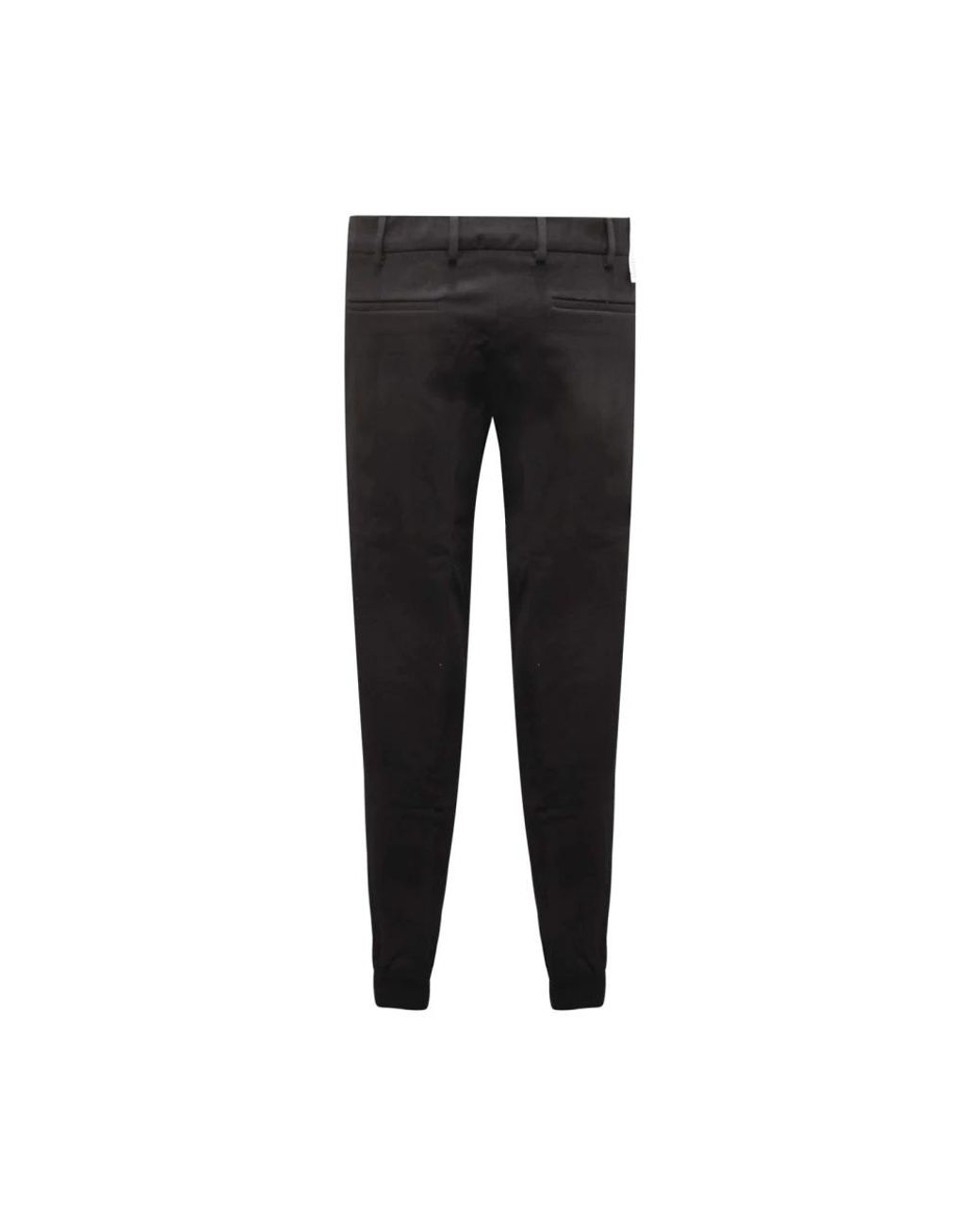 PT01 Black Slim-Fit Trousers for men
