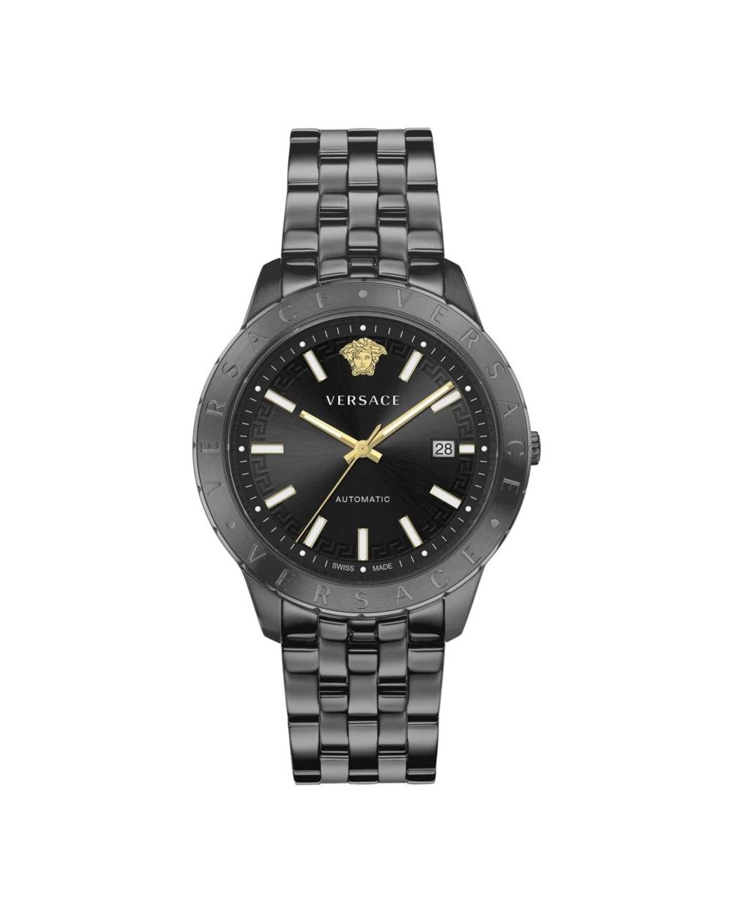 Versace Univers 43 Mm in het Metallic voor heren