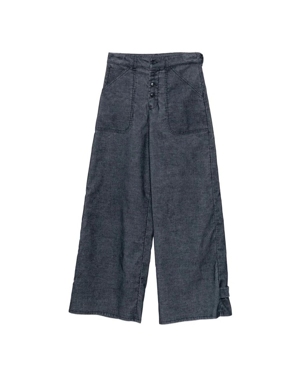 Emporio Armani Blue Wide Jeans