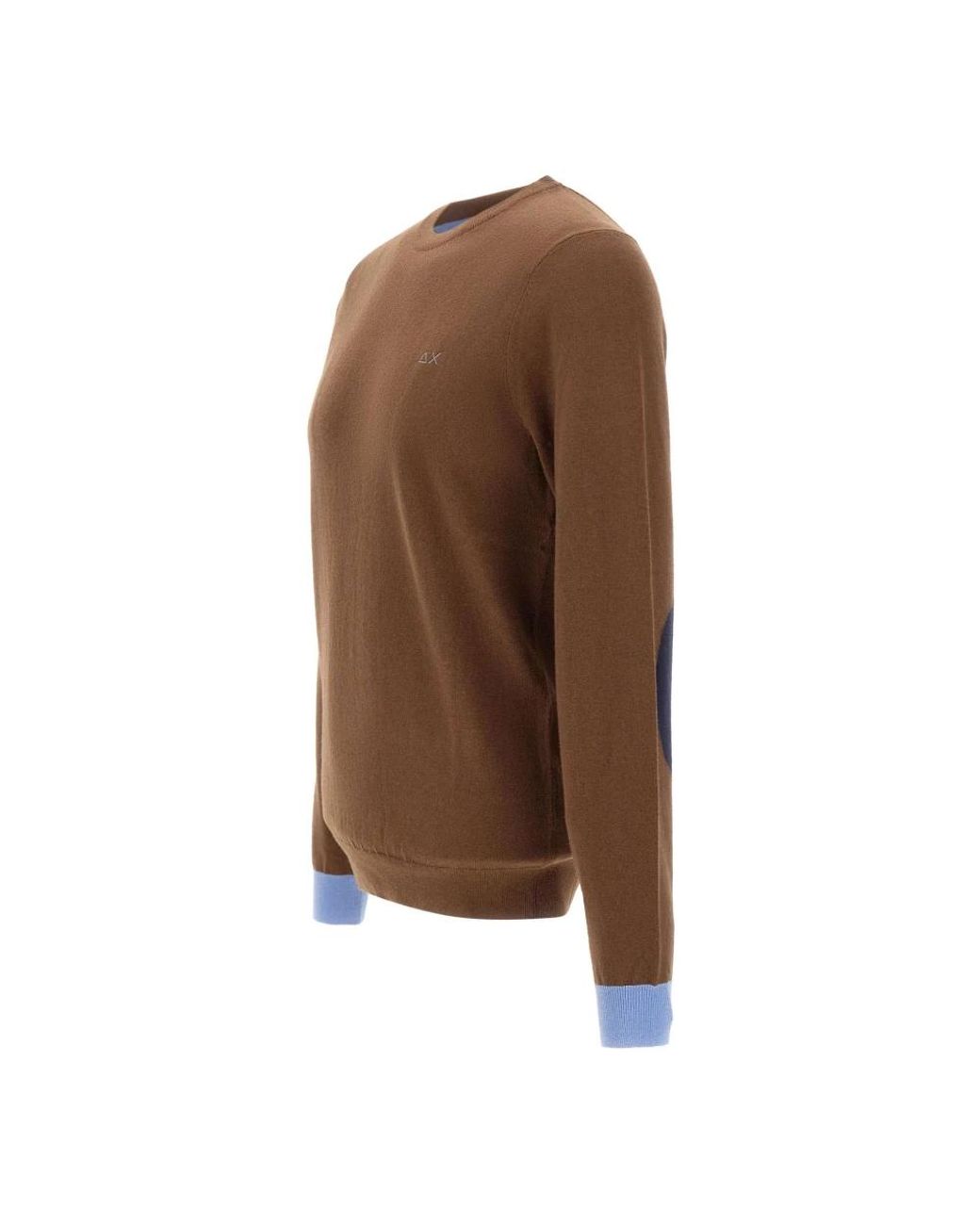 Sun 68 Brown Round-Neck Knitwear for men