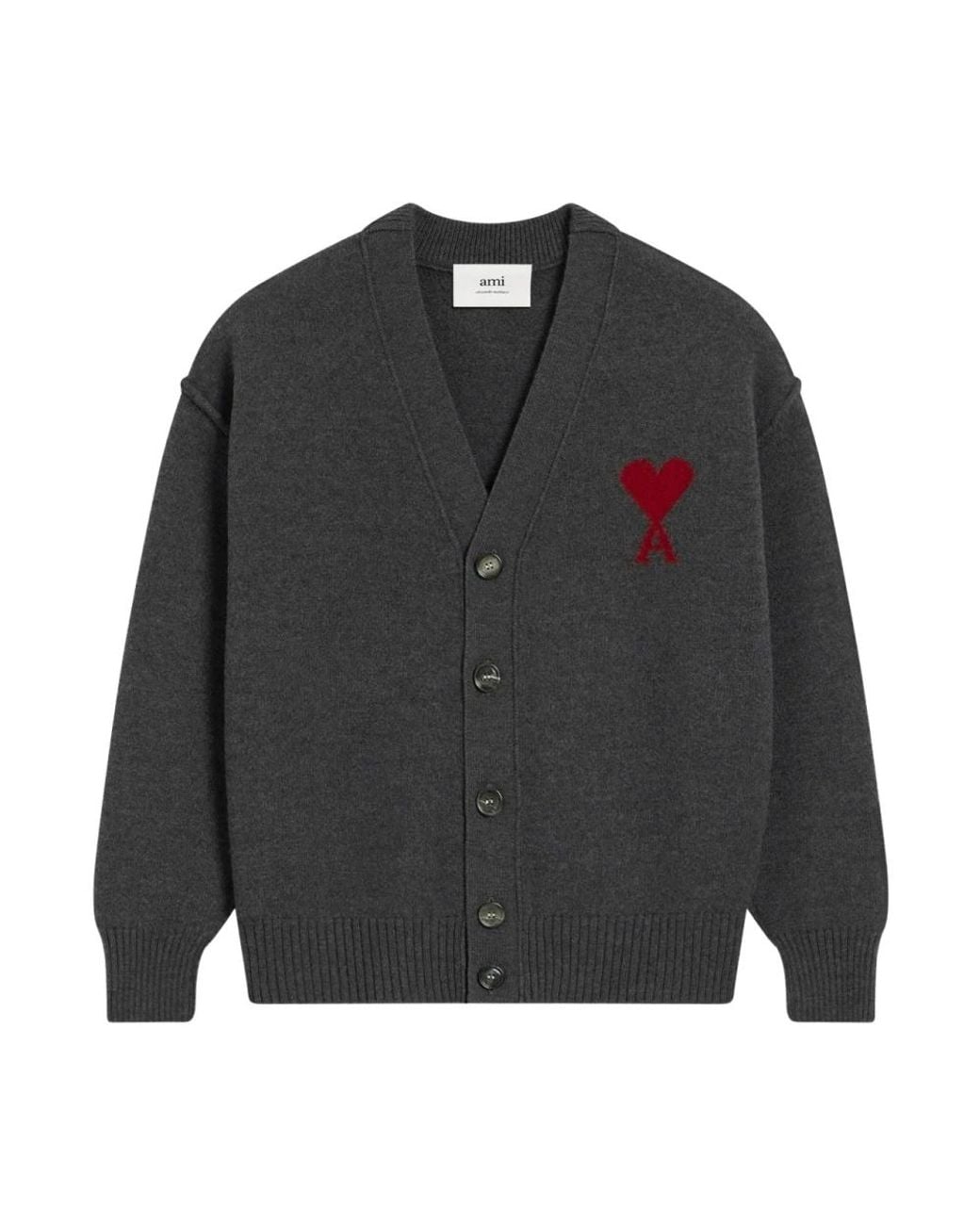 AMI Black Cardigans for men