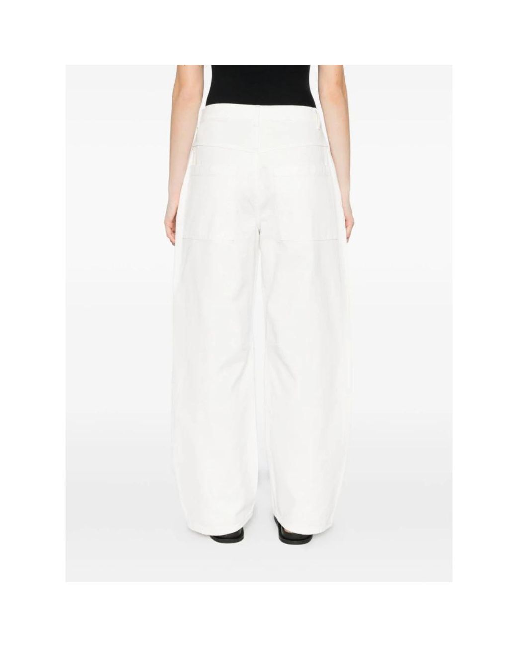 Birgitte Herskind White Straight Trousers