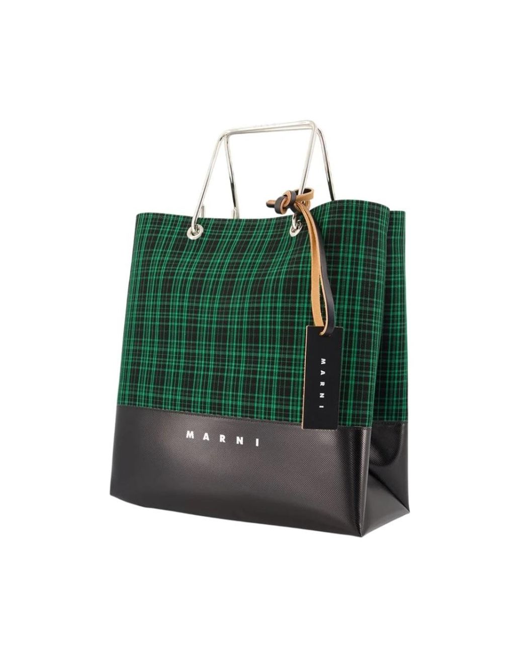 Marni Green Shopping Bags for men