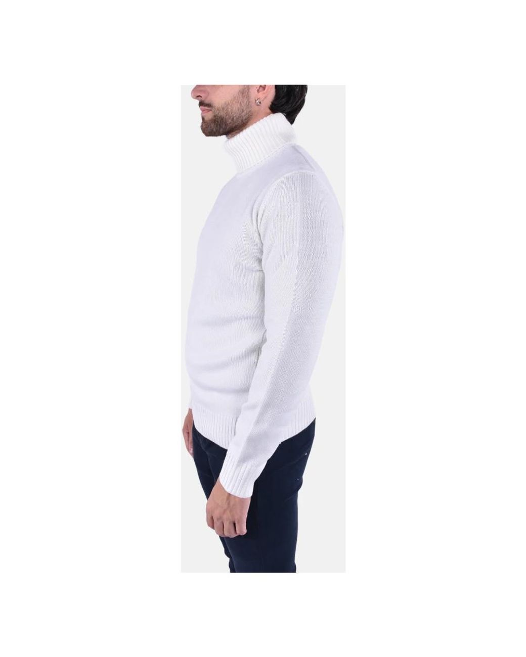 Kangra White Turtlenecks for men