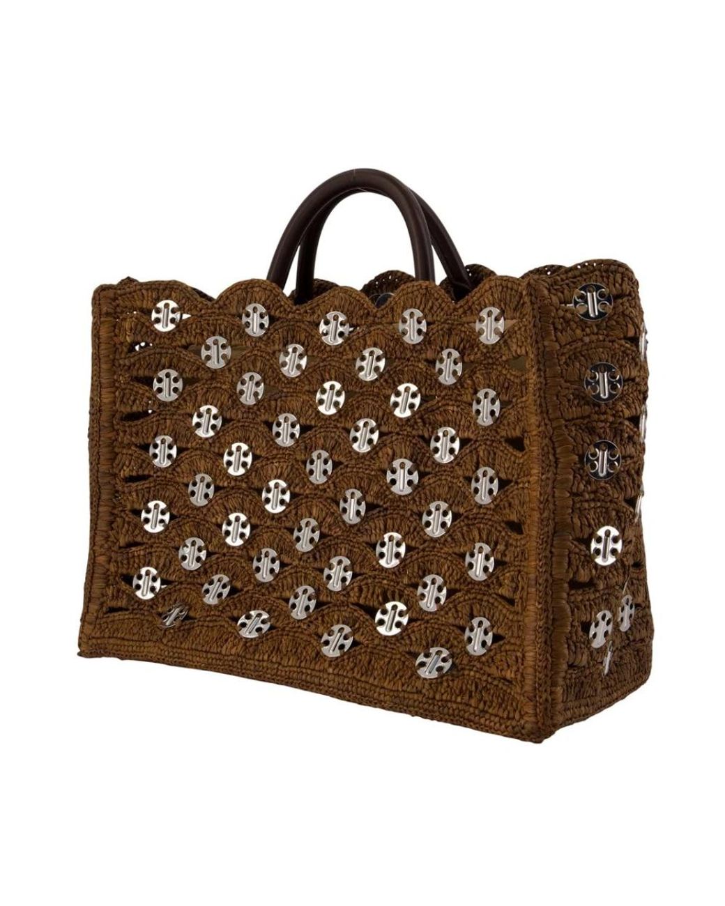 Rabanne Brown Shopping Bags