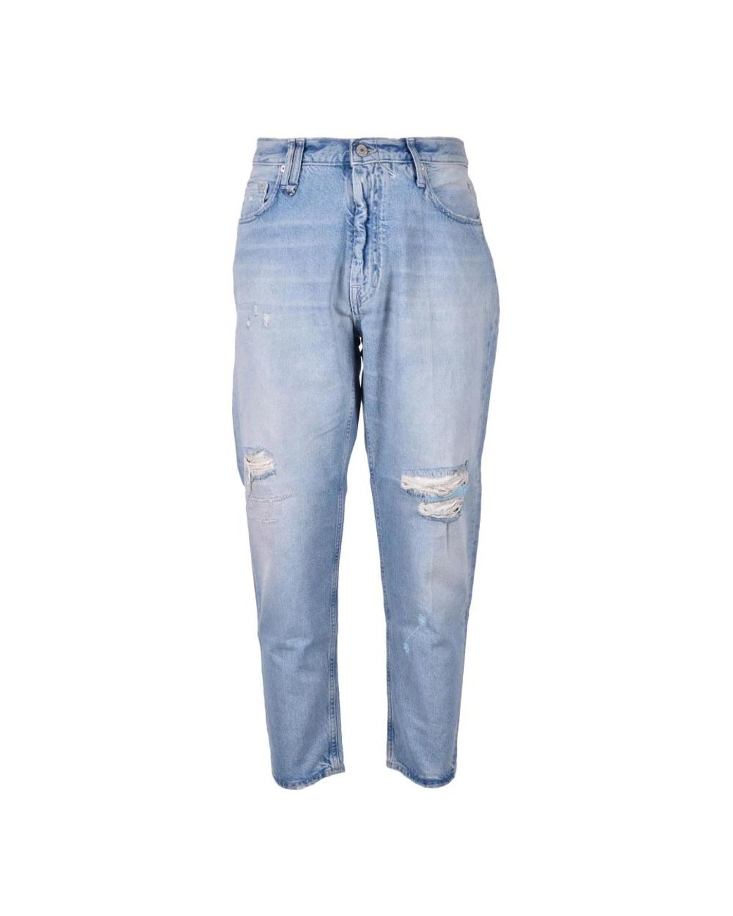 CYCLE Blue Loose Fit Jeans for men