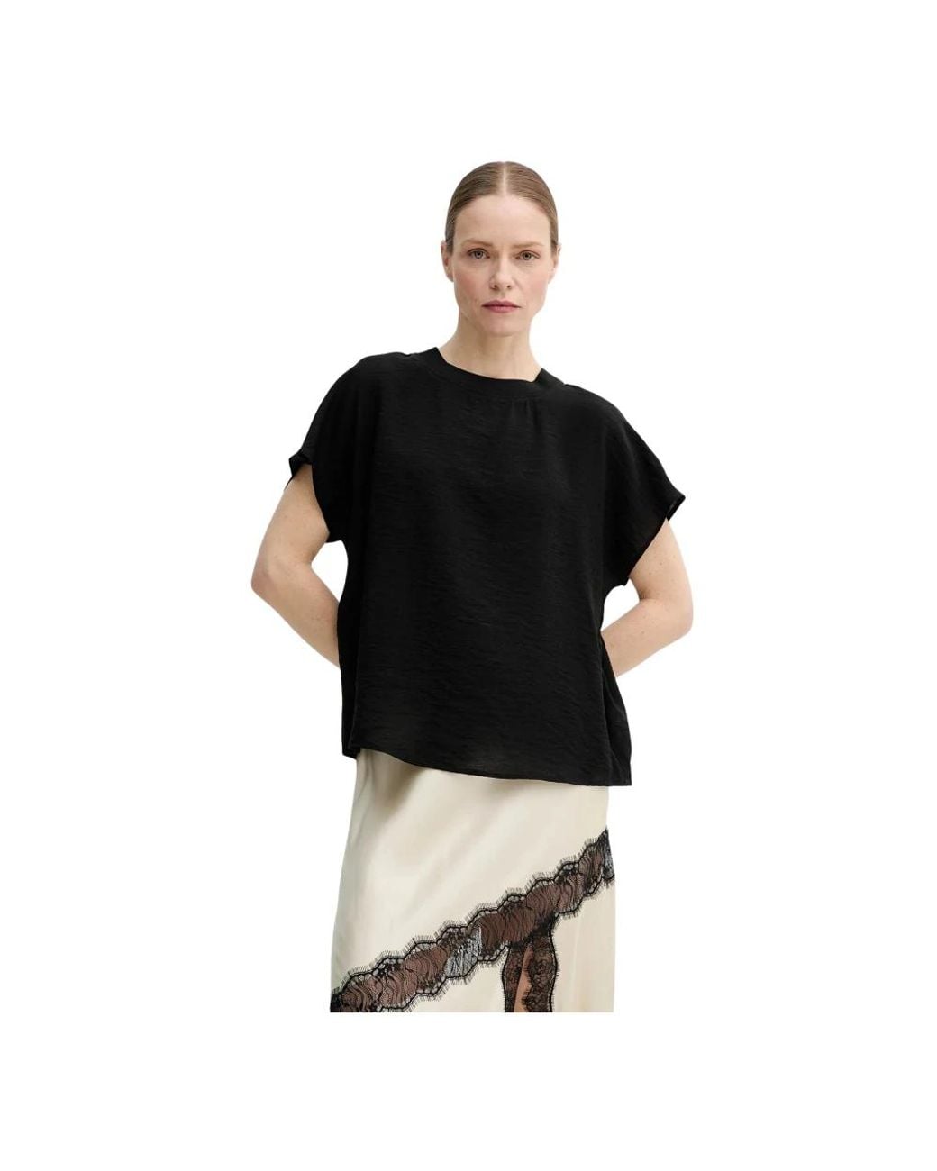 Marc O' Polo Regular Blouse in het Black