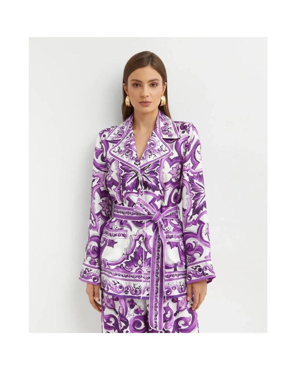 Dolce & Gabbana Purple Blazers