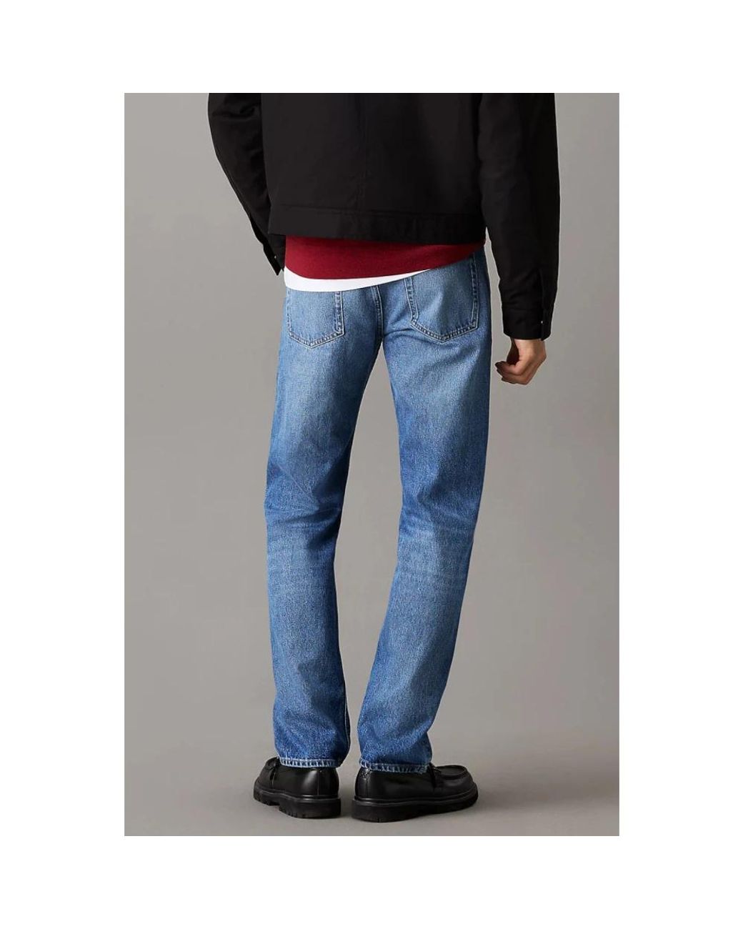 Calvin Klein Blue Straight Fit Jeans for men
