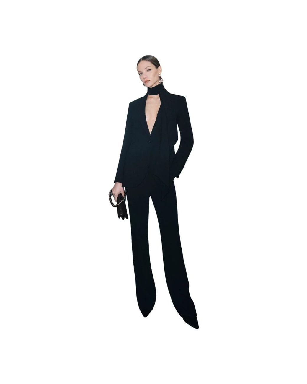Marella Black Straight Trousers