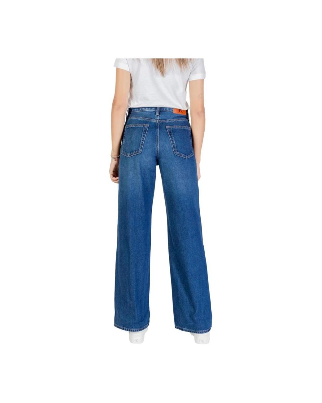 Calvin Klein Blue Wide Jeans