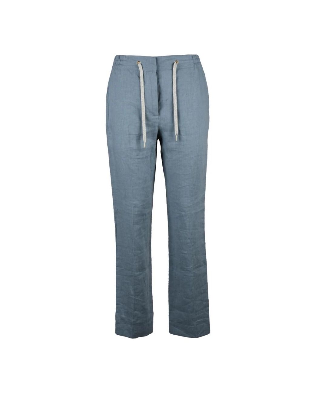 Eleventy Blue Wide Trousers