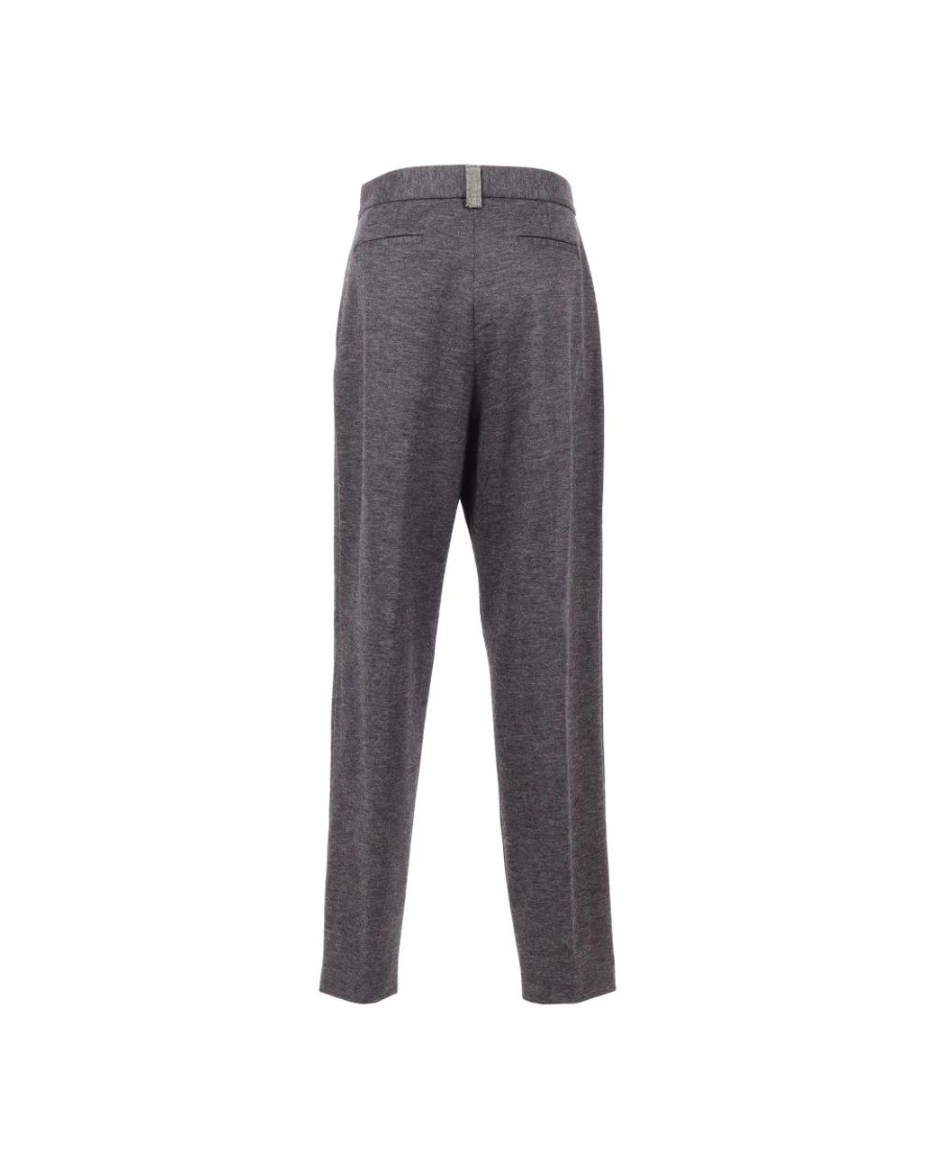 Fabiana Filippi Gray Tapered Trousers