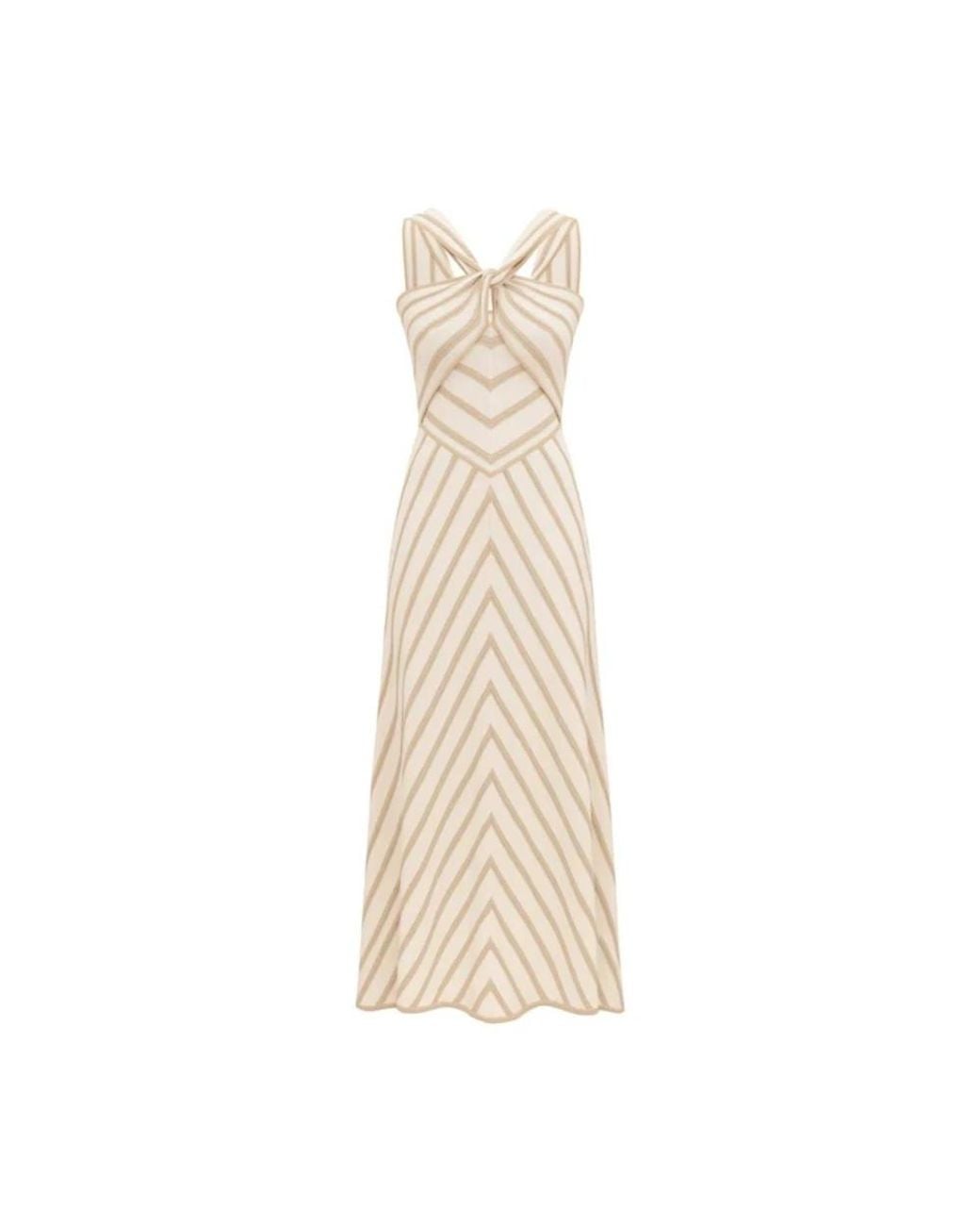 Midi Dresses Zimmermann de color Natural