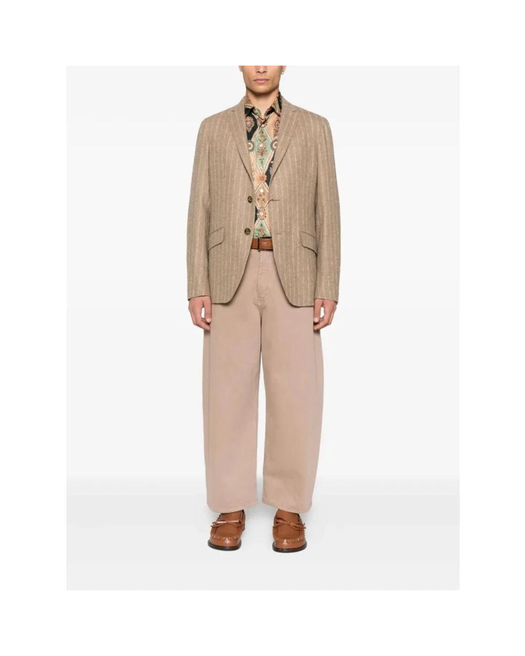 Etro Natural Casual Shirts for men