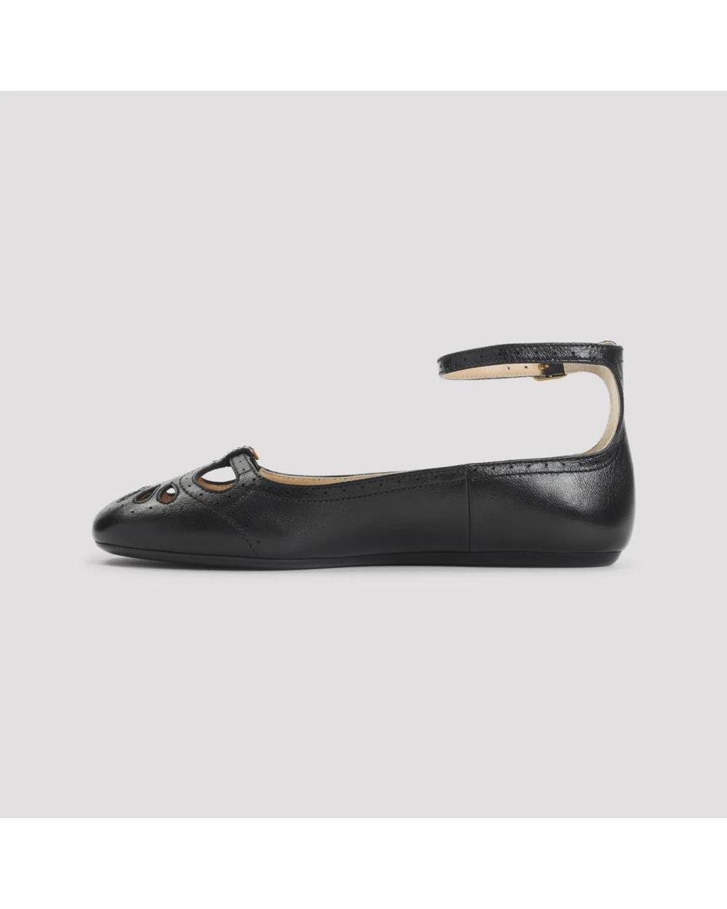Chloé Black Ballerina Shoes
