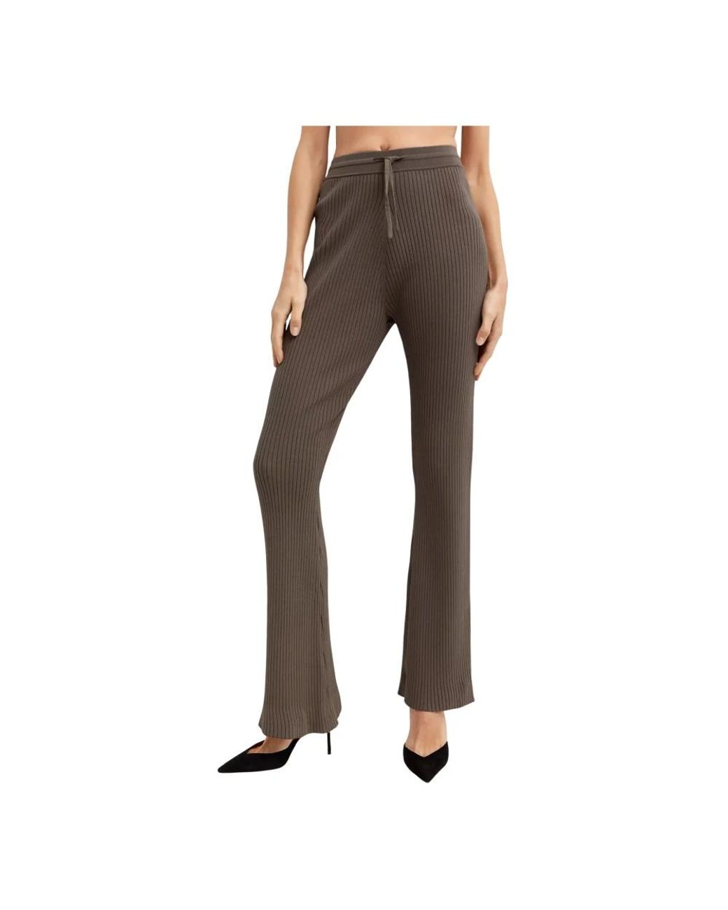 Nanushka Brown Wide Trousers