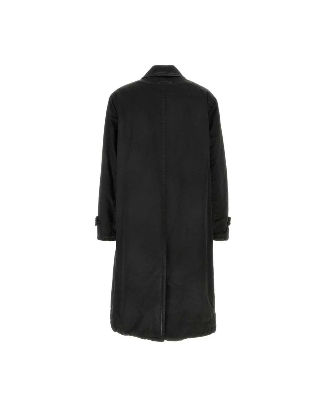 MM6 by Maison Margiela Black Single-Breasted Coats for men