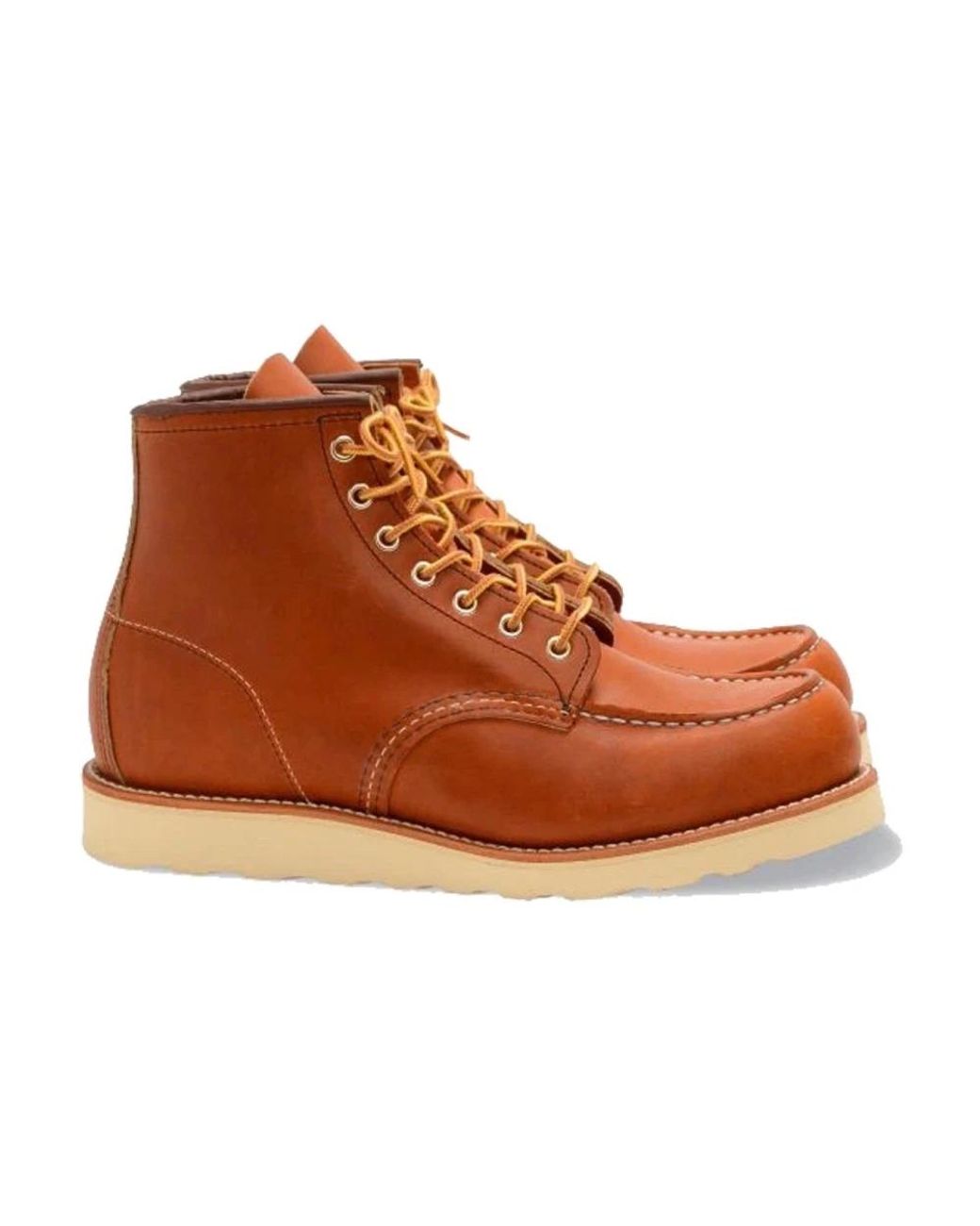 Red Wing Brown Lace-Up Boots for men