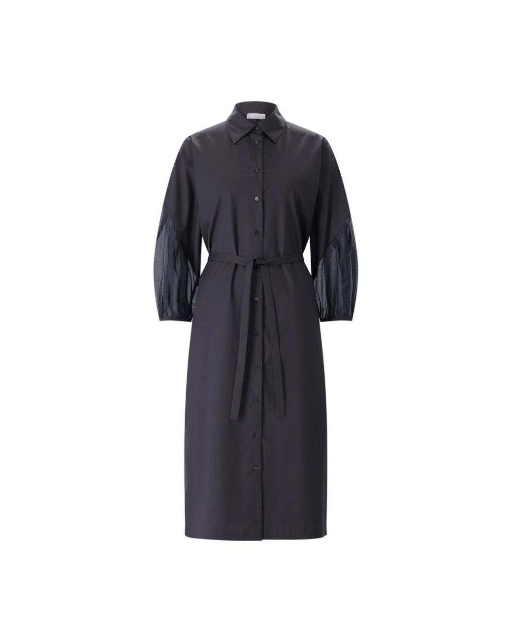 Peserico Blue Shirt Dresses