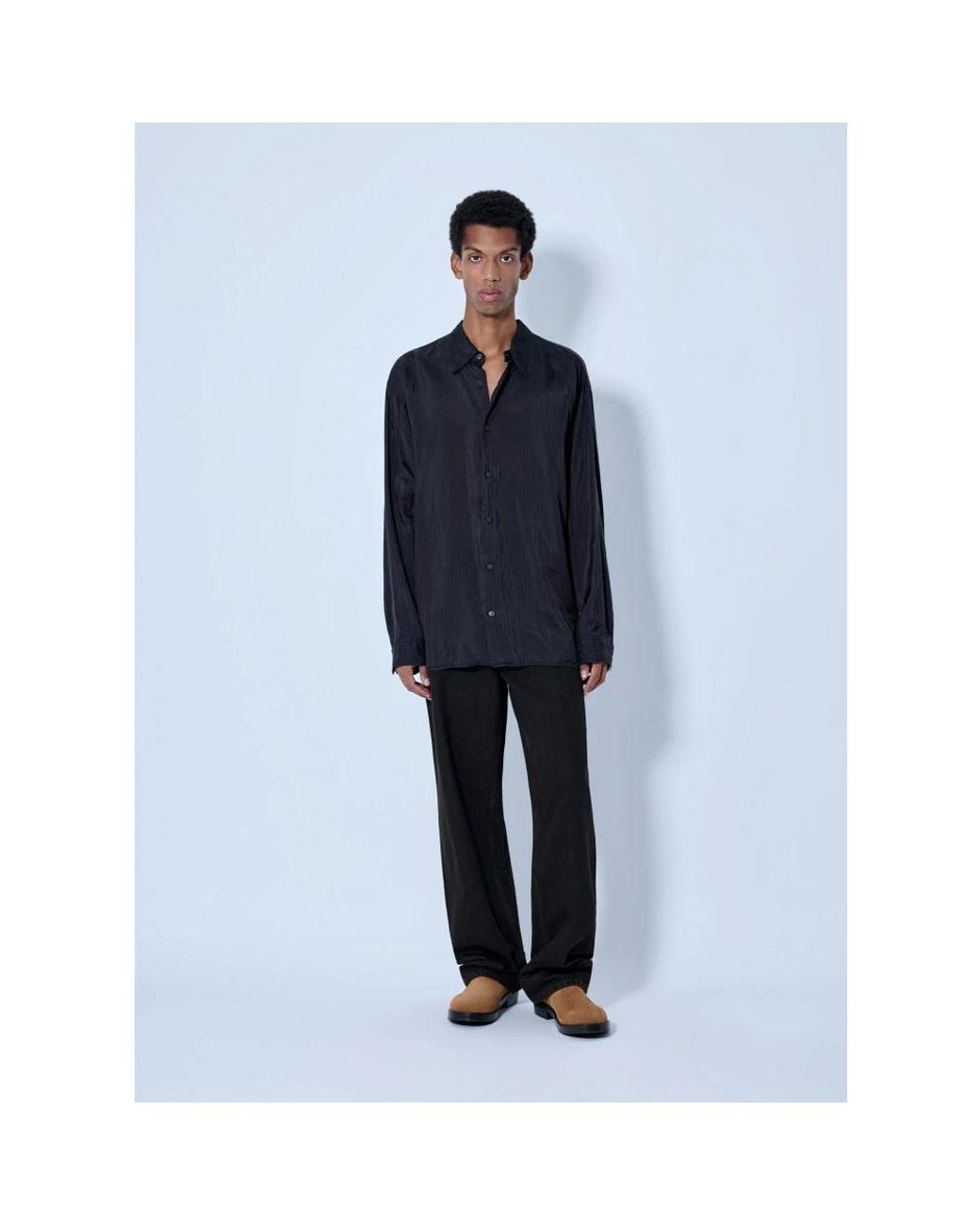 Dries Van Noten Blue Casual Shirts for men