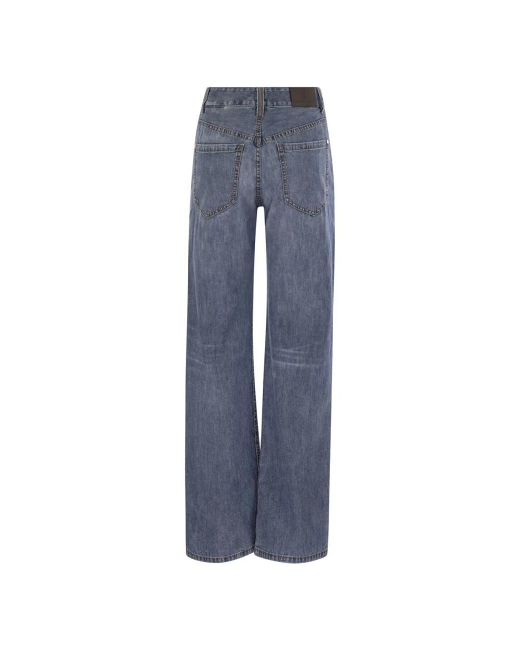 Brunello Cucinelli Blue Wide Jeans